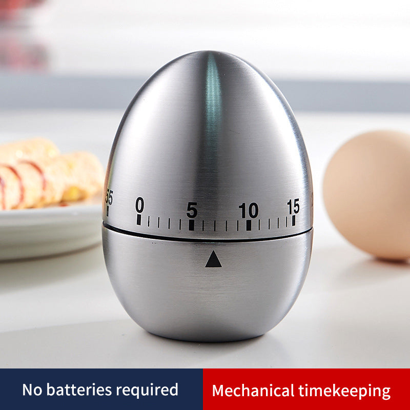 Mechanical Kitchen Timer – Stainless Steel Wind-Up Countdown Timer for Cooking, Baking & Meal Prep