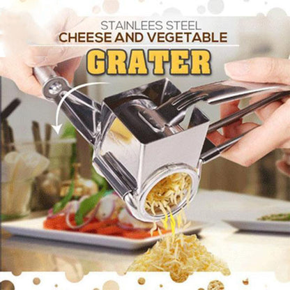 304 Stainless Steel Multifunctional Kitchen Grater – Cheese, Vegetable & Chocolate Grater with Easy-Clean Design