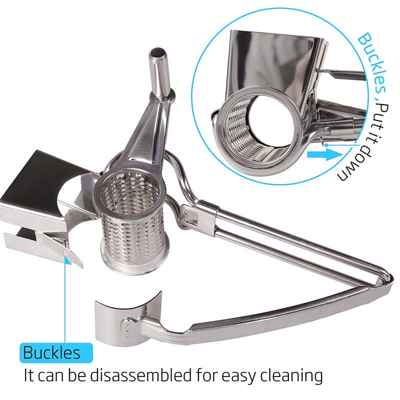 304 Stainless Steel Multifunctional Kitchen Grater – Cheese, Vegetable & Chocolate Grater with Easy-Clean Design