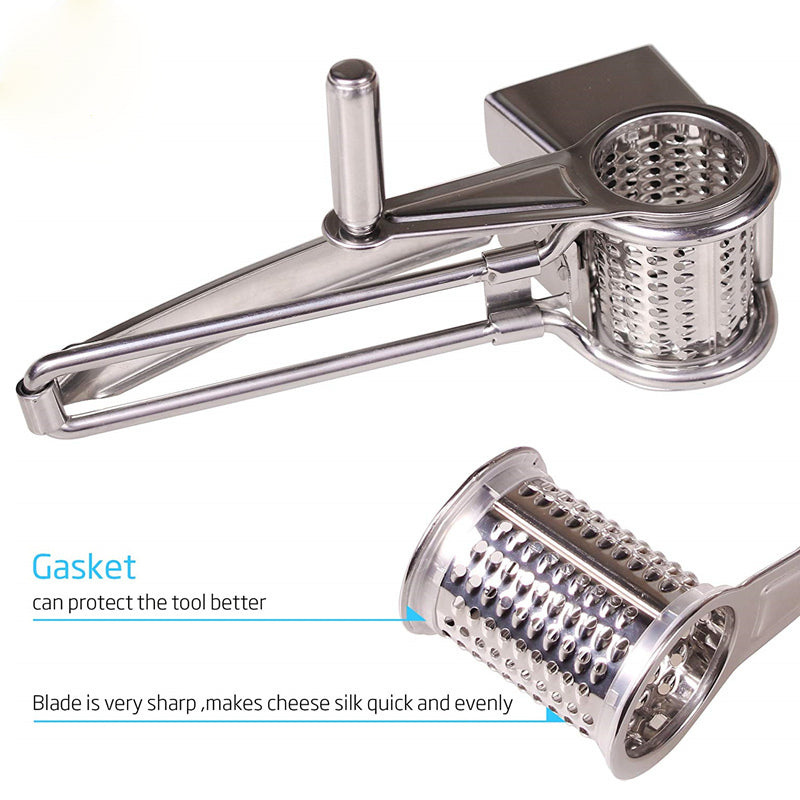 304 Stainless Steel Multifunctional Kitchen Grater – Cheese, Vegetable & Chocolate Grater with Easy-Clean Design
