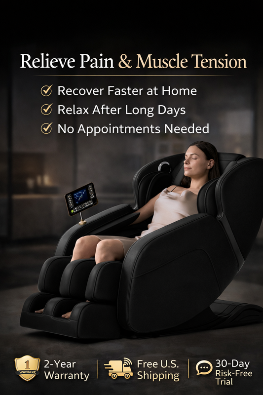 Welevara™ Elite Zero Gravity Recovery Massage Chair with Heat & Full Body Air Compression